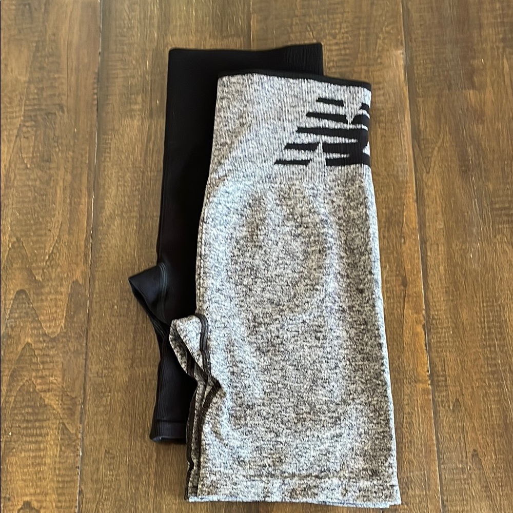Women's Athletic Shorts in Black and Gray
